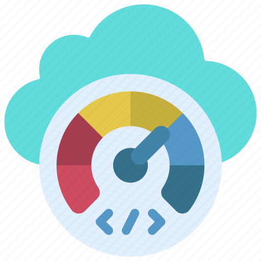 Cloud, performance, cloudcomputing, meter icon - Download on Iconfinder