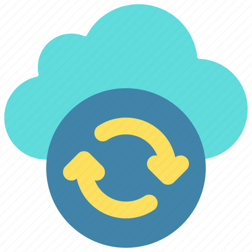 Cloud, sync, cloudcomputing, syncing, synced icon - Download on Iconfinder