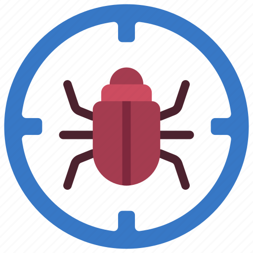 Bug, targeting, virus, target, error icon - Download on Iconfinder