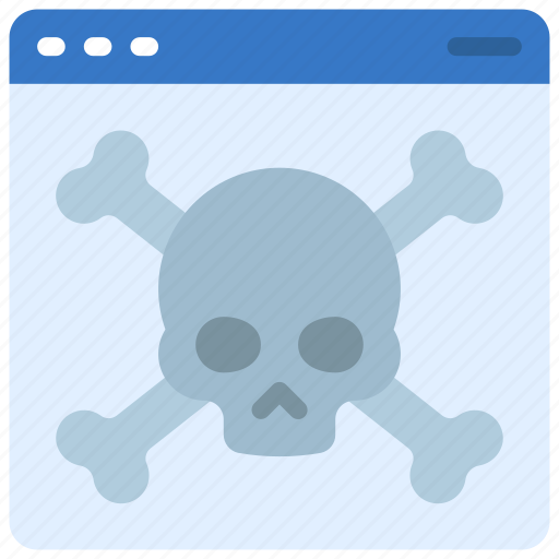 Dead, website, virus, death, broken, corrupt icon - Download on Iconfinder