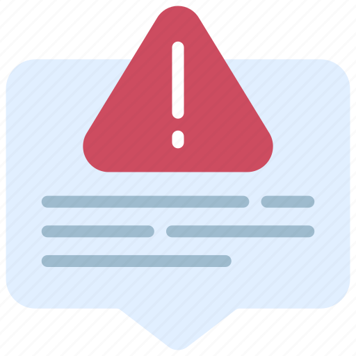 Error, message, virus, warning, text icon - Download on Iconfinder