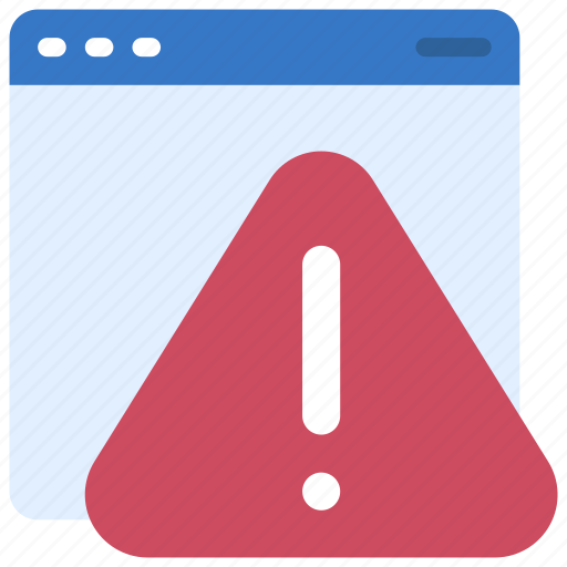 Website, error, virus, warning, browser icon - Download on Iconfinder