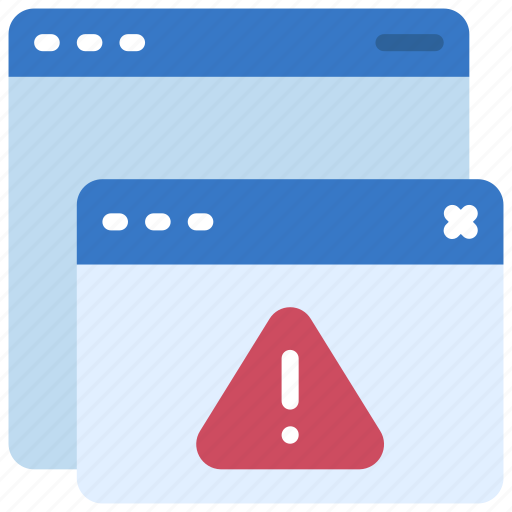 Website, pop, up, virus, error, warning icon - Download on Iconfinder