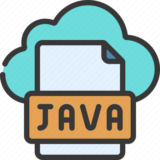 Cloud, java, file, cloudcomputing, document, coding icon - Download on Iconfinder