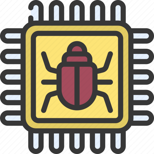 Cpu, bug, virus, technology, error icon - Download on Iconfinder