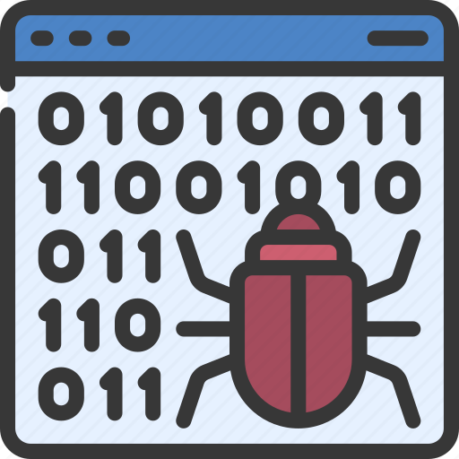 Code, bug, virus, coding, binary, error icon - Download on Iconfinder