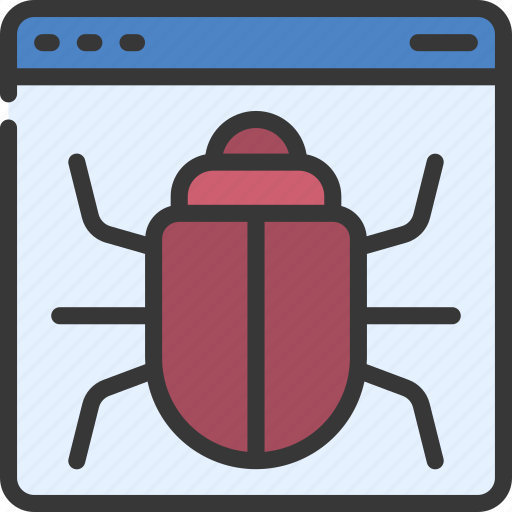 Website, bug, virus, browser, error icon - Download on Iconfinder