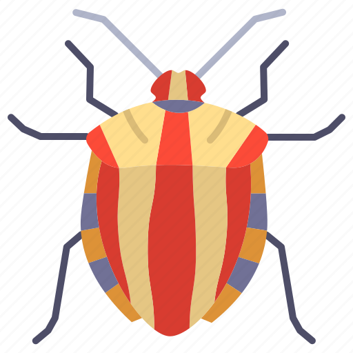 Striped, shield, bug icon - Download on Iconfinder