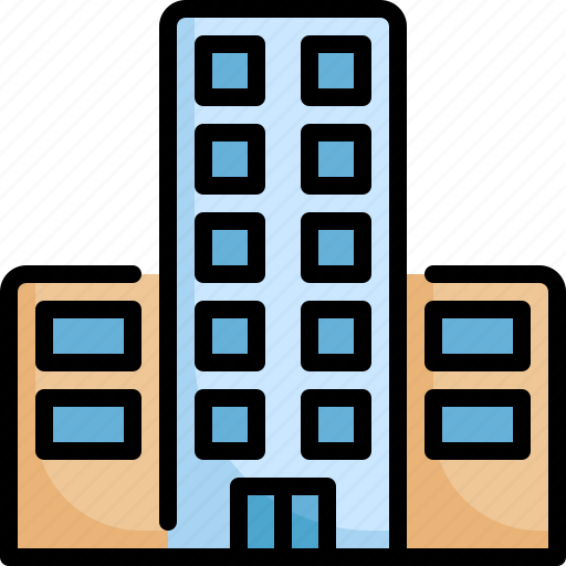 Building, estate, hotel, office, property, real icon - Download on Iconfinder