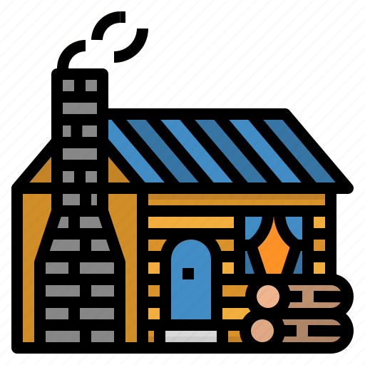 Cabin, home, house, residential, wood icon - Download on Iconfinder