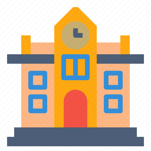 Building, college, education, house, school, structure, work icon - Download on Iconfinder