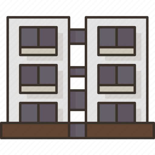 Condominium, property, apartment, residential, urban icon - Download on Iconfinder