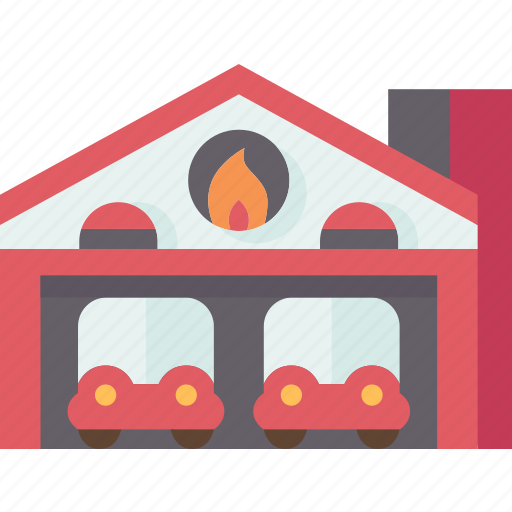 Fire, station, firefighter, emergency, rescue icon - Download on Iconfinder
