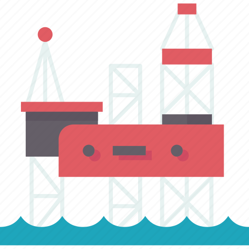 Oil, platform, petroleum, rig, offshore icon - Download on Iconfinder