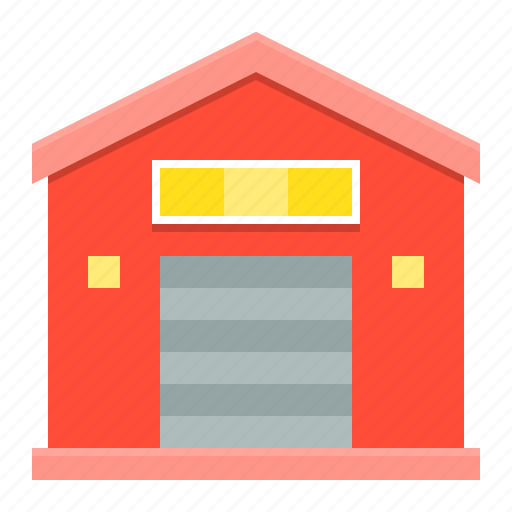 Architecture, building, city, garage, town, warehouse icon - Download on Iconfinder