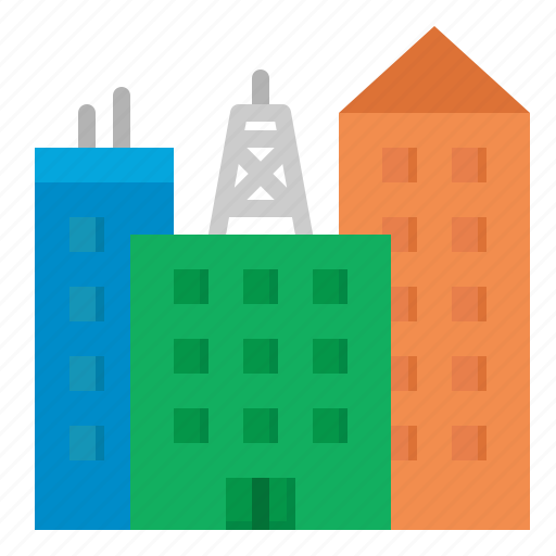 Building, city, town, urban, real, estate icon - Download on Iconfinder