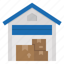 warehouse, building, storage, storehouse, shipping