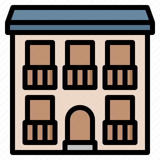 Apartment, building, estate, real, property icon - Download on Iconfinder