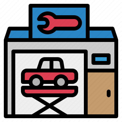 Car, service, care, fix, building icon - Download on Iconfinder