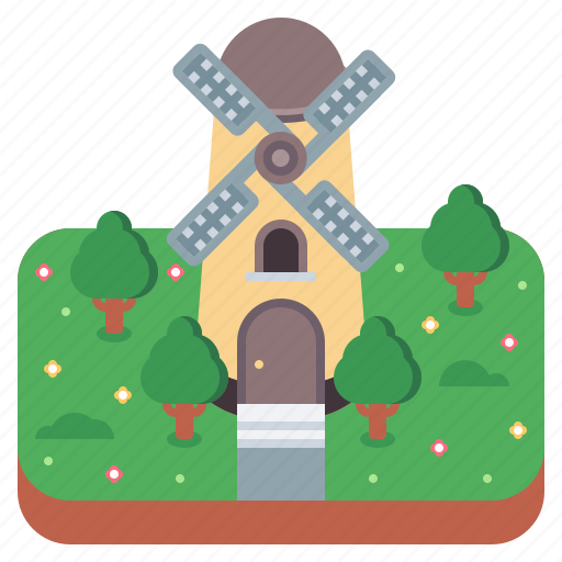 Building, mill, tower, windmill icon - Download on Iconfinder