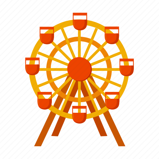 Architecture, attraction, building, construction, ferris wheel icon - Download on Iconfinder