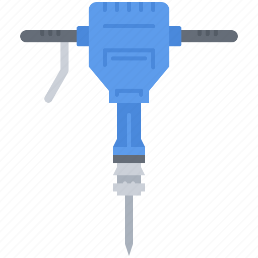 Building, hammer, interior, jackhammer, repairs, tool icon - Download on Iconfinder