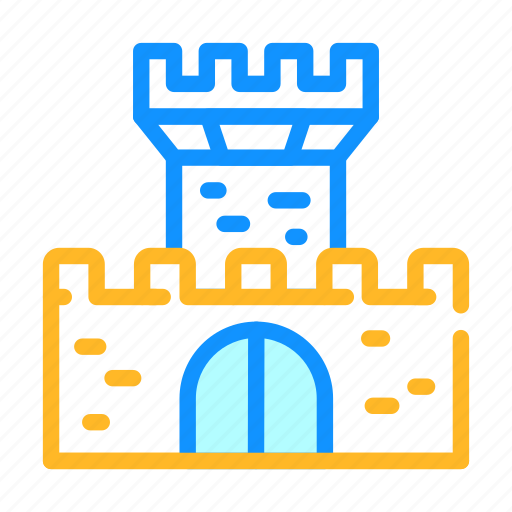 Castle, medieval, government, church, hospital, architecture icon - Download on Iconfinder