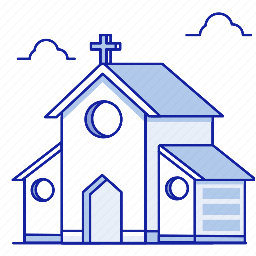 Pray, building, temple, christmas, religious, chapel, cross icon - Download on Iconfinder