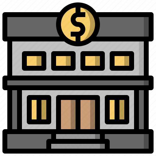 Bank, banking, building, buildings, finance, money, savings icon - Download on Iconfinder