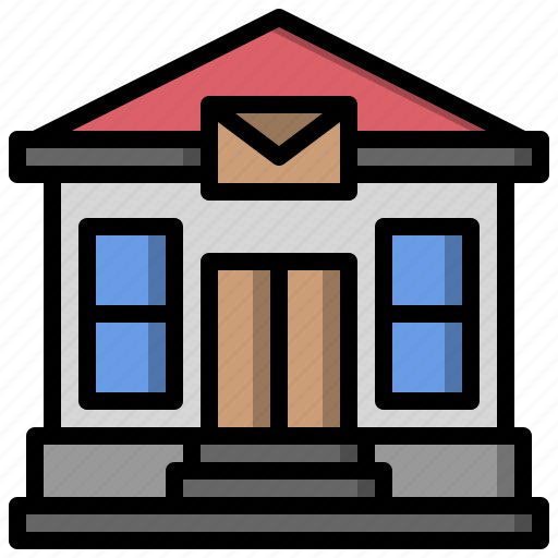 Buildings, mail, office, package, post, postal icon - Download on Iconfinder