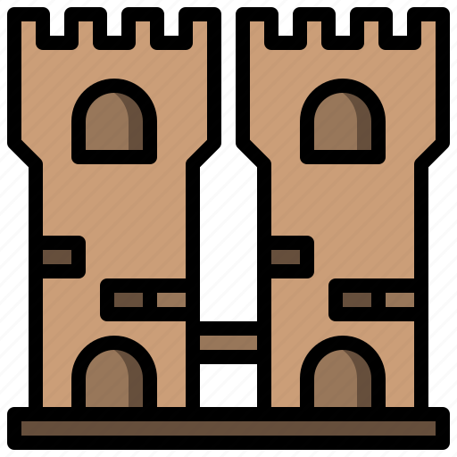 Castle, castles, constructions, fantasy, fortress, medieval, tower icon - Download on Iconfinder