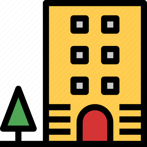 Apartment, condominium, hotel, living, penthouse, residence icon - Download on Iconfinder