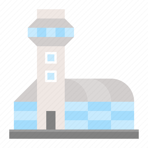 Airport, architecture, building, city, town icon - Download on Iconfinder