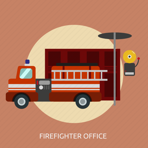 Building, firefighter, firefighter office, interior, office icon - Download on Iconfinder