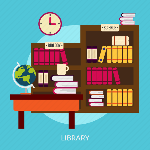 Book, bookcase, bookshelf, building, education, interior, library icon - Download on Iconfinder