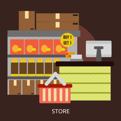 Building, business, interior, market, retail, store, storefront icon - Download on Iconfinder