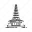 indonesia, bali, build, landmark, temple, ulundanu, monument, architecture 