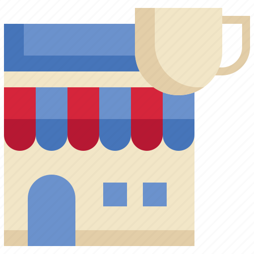 Coffee, drink, shop, store, map icon - Download on Iconfinder