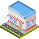 bakery, building, mobile shop, restaurant, saloon, shop, store