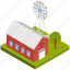 agriculture, building, farm house, mill, power plant, village, windmill 
