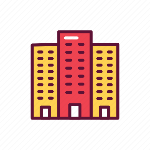 Apartment, building, real, estate icon - Download on Iconfinder