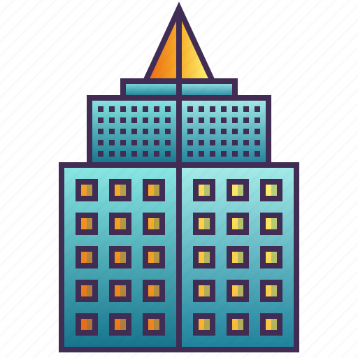 Apartment, building, city, enterprise, futuristic, modern icon - Download on Iconfinder