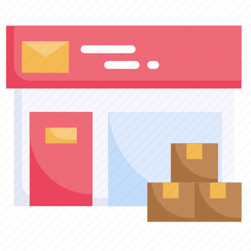 Post, office, shipping, delivery, buildings, package icon - Download on Iconfinder