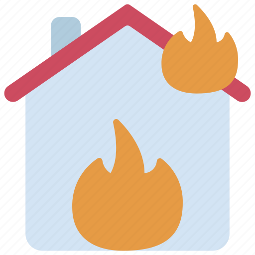 House, fire, real, estate, disaster icon - Download on Iconfinder