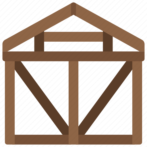 House, wooden, frame, architecture, building icon - Download on Iconfinder