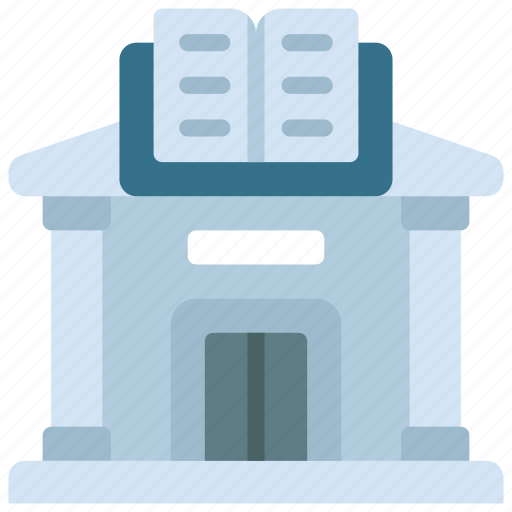 Library, real, estate, reading, books icon - Download on Iconfinder