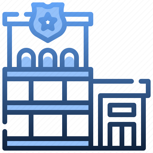 Police, station, prison, buildings, security, architecture icon - Download on Iconfinder