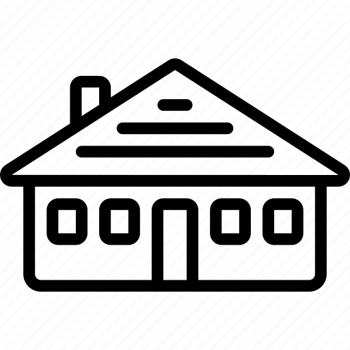 Bungalow, real, estate, home, house icon - Download on Iconfinder