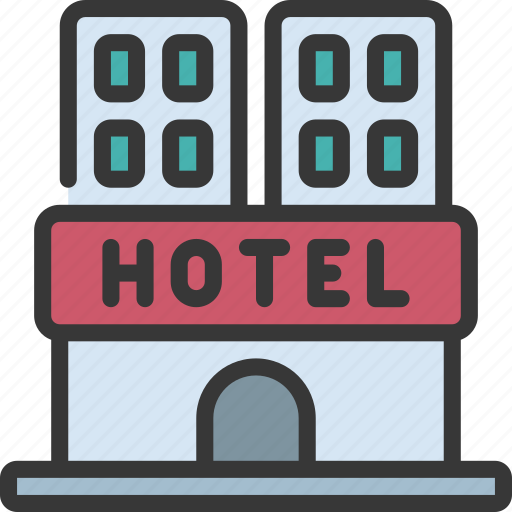 Big, hotel, real, estate, loge icon - Download on Iconfinder