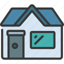 bungalow, triangle, roof, real, estate, home, house